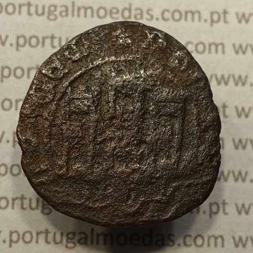 Ceitil Cobre de D. Afonso V (1438 -1481), Ceitil (1/6 Real Branco) Tipologia do catálogo F. Magro 5º Grupo - A5.5.5.2