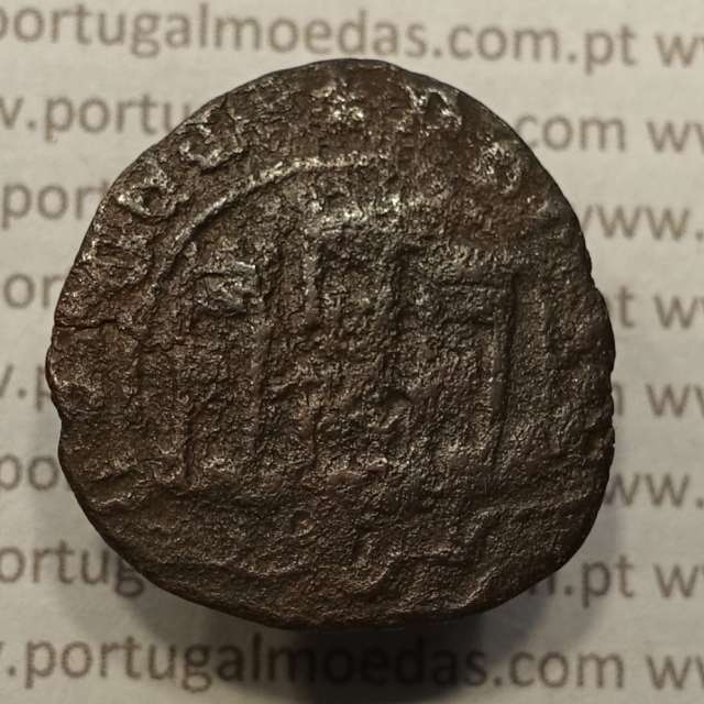 Ceitil Cobre de D. Afonso V (1438 -1481), Ceitil (1/6 Real Branco) Tipologia do catálogo F. Magro 5º Grupo - A5.5.5.2