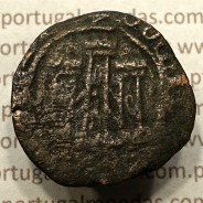 Ceitil Cobre de D. Afonso V (1438 -1481), Ceitil (1/6 Real Branco) Tipologia do catálogo F. Magro 5º Grupo - A5.5.3.3