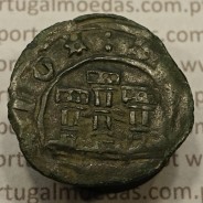 Ceitil Cobre de D. Afonso V (1438 -1481), Ceitil (1/6 Real Branco) Tipologia do catálogo F. Magro 6º Grupo - A5.6.3.3