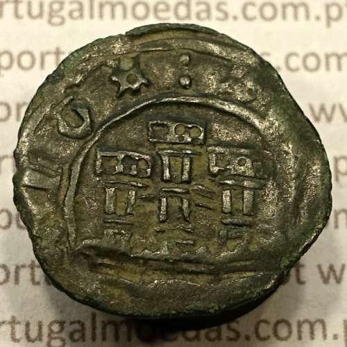 Ceitil Cobre de D. Afonso V (1438 -1481), Ceitil (1/6 Real Branco) Tipologia do catálogo F. Magro 6º Grupo - A5.6.3.3