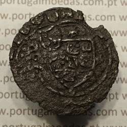 Ceitil Cobre de D. Afonso V (1438 -1481), Tipologia do catálogo F. Magro 6º Grupo - Cunhada sobre Real Preto D. João I