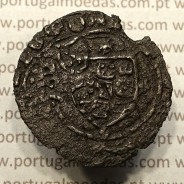 Ceitil Cobre de D. Afonso V (1438 -1481), Tipologia do catálogo F. Magro 6º Grupo - Cunhada sobre Real Preto D. João I