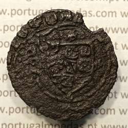 Ceitil Cobre de D. Afonso V (1438 -1481), Tipologia do catálogo F. Magro 6º Grupo - Cunhada sobre Real Preto D. João I