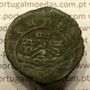 Ceitil Cobre de D. Afonso V (1438 -1481), Ceitil (1/6 Real Branco) Tipologia do catálogo F. Magro 6º Grupo - A5.6.2.3
