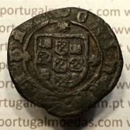 Ceitil Cobre de D. Afonso V (1438 -1481), Ceitil (1/6 Real Branco) Tipologia do catálogo F. Magro 6º Grupo - A5.6.1.8
