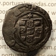 Ceitil Cobre de D. Afonso V (1438 -1481), Ceitil (1/6 Real Branco) Tipologia do catálogo F. Magro 6º Grupo - A5.6.1.8