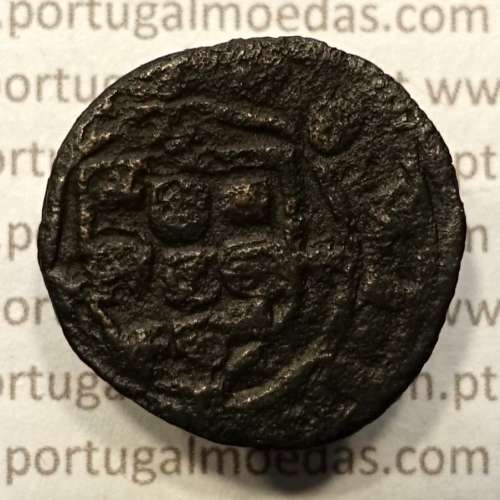 Ceitil Cobre de D. Afonso V (1438 -1481), Ceitil (1/6 Real Branco) Tipologia do catálogo F. Magro 6º Grupo - A5.6.2.3