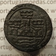 Ceitil Cobre de D. Afonso V (1438 -1481), Ceitil (1/6 Real Branco) Tipologia do catálogo F. Magro 6º Grupo - A5.6.5.2
