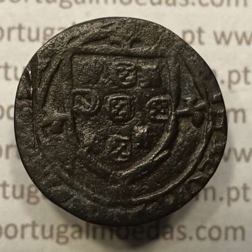 Ceitil Cobre de D. Afonso V (1438 -1481), Ceitil (1/6 Real Branco) Tipologia do catálogo F. Magro 6º Grupo - A5.6.5.2