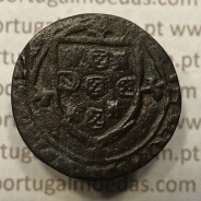 Ceitil Cobre de D. Afonso V (1438 -1481), Ceitil (1/6 Real Branco) Tipologia do catálogo F. Magro 6º Grupo - A5.6.5.2