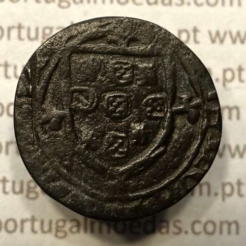 Ceitil Cobre de D. Afonso V (1438 -1481), Ceitil (1/6 Real Branco) Tipologia do catálogo F. Magro 6º Grupo - A5.6.5.2