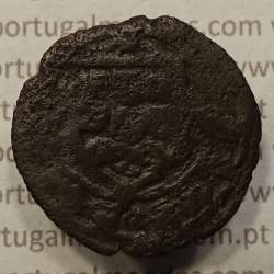 Ceitil Cobre de D. Afonso V (1438 -1481), Ceitil (1/6 Real Branco) Tipologia do catálogo F. Magro 6º Grupo - A5.6.2.3
