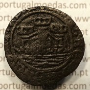Ceitil Cobre de D. Afonso V (1438 -1481), Ceitil (1/6 Real Branco) Tipologia do catálogo F. Magro 6º Grupo - A5.6.4.7