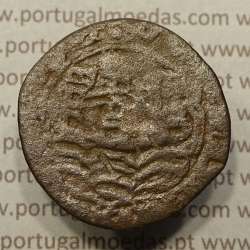 Ceitil Cobre de D. Afonso V (1438 -1481), Ceitil (1/6 Real Branco) Tipologia do catálogo F. Magro 6º Grupo - A5.6.1.9