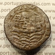Ceitil Cobre de D. Afonso V (1438 -1481), Ceitil (1/6 Real Branco) Tipologia do catálogo F. Magro 6º Grupo - A5.6.1.9