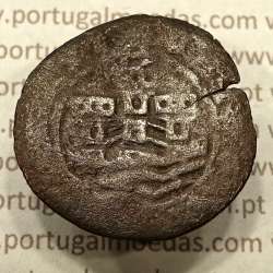 Ceitil Cobre de D. Afonso V (1438 -1481), Ceitil (1/6 Real Branco) Tipologia do catálogo F. Magro 6º Grupo - A5.6.2.3