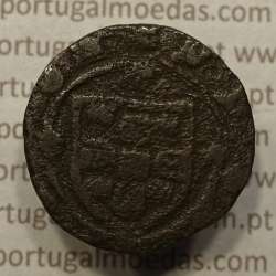 Ceitil Cobre de D. Afonso V (1438 -1481), Ceitil (1/6 Real Branco) Tipologia do catálogo F. Magro 6º Grupo - A5.6.2.3