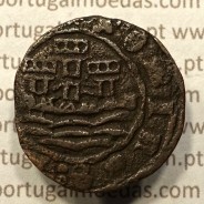 Ceitil Cobre de D. Afonso V (1438 -1481), Ceitil (1/6 Real Branco) Tipologia do catálogo F. Magro 6º Grupo - A5.6.2.3
