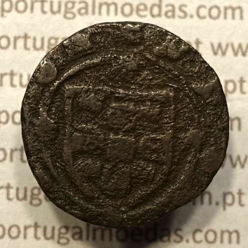 Ceitil Cobre de D. Afonso V (1438 -1481), Ceitil (1/6 Real Branco) Tipologia do catálogo F. Magro 6º Grupo - A5.6.2.3