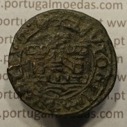 Ceitil Cobre de D. Afonso V (1438 -1481), Ceitil (1/6 Real Branco) Tipologia do catálogo F. Magro 6º Grupo - Não Catalogada