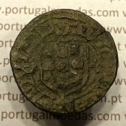 Ceitil Cobre de D. Afonso V (1438 -1481), Ceitil (1/6 Real Branco) Tipologia do catálogo F. Magro 6º Grupo - Não Catalogada