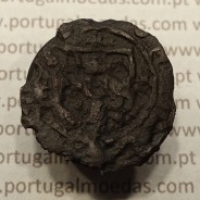 Ceitil Cobre de D. Afonso V (1438 -1481), Ceitil (1/6 Real Branco) Tipologia do catálogo F. Magro 6º Grupo - A5.6.3.3
