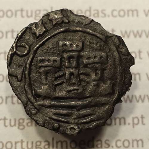 Ceitil Cobre de D. Afonso V (1438 -1481), Ceitil (1/6 Real Branco) Tipologia do catálogo F. Magro 6º Grupo - A5.6.3.3