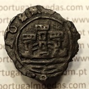 Ceitil Cobre de D. Afonso V (1438 -1481), Ceitil (1/6 Real Branco) Tipologia do catálogo F. Magro 6º Grupo - A5.6.3.3