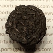 Ceitil Cobre de D. Afonso V (1438 -1481), Ceitil (1/6 Real Branco) Tipologia do catálogo F. Magro 6º Grupo - A5.6.3.3