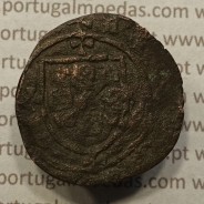 Ceitil Cobre de D. Afonso V (1438 -1481), Ceitil (1/6 Real Branco) Tipologia do catálogo F. Magro 6º Grupo - A5.6.1.4