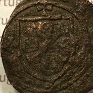 Ceitil Cobre de D. Afonso V (1438 -1481), Ceitil (1/6 Real Branco) Tipologia do catálogo F. Magro 6º Grupo - A5.6.1.4