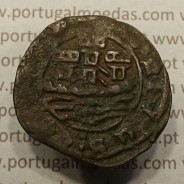 Ceitil Cobre de D. Afonso V (1438 -1481), Ceitil (1/6 Real Branco) Tipologia do catálogo F. Magro 6º Grupo - A5.6.2.2