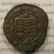 Ceitil Cobre de D. Afonso V (1438 -1481), Ceitil (1/6 Real Branco) Tipologia do catálogo F. Magro 6º Grupo - A5.6.2.2