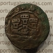 Ceitil Cobre de D. Afonso V (1438 -1481), Ceitil (1/6 Real Branco) Tipologia do catálogo F. Magro 6º Grupo - A5.6.2.2