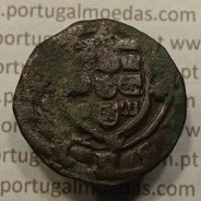 Ceitil Cobre de D. Afonso V (1438 -1481), Ceitil (1/6 Real Branco) Tipologia do catálogo F. Magro 6º Grupo - A5.6.2.2
