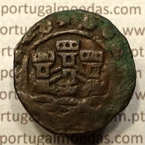 Ceitil Cobre de D. Afonso V (1438 -1481), Ceitil (1/6 Real Branco) Tipologia do catálogo F. Magro 6º Grupo - A5.6.2.2