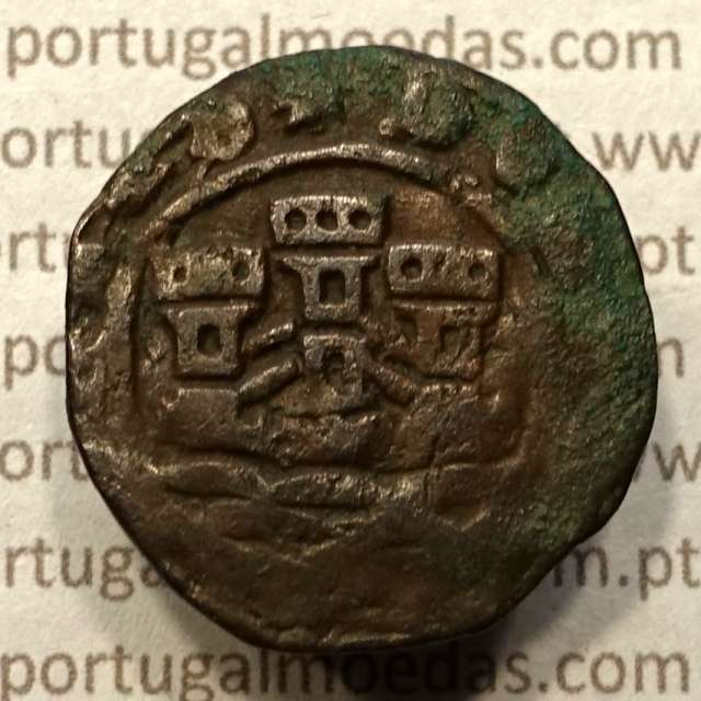 Ceitil Cobre de D. Afonso V (1438 -1481), Ceitil (1/6 Real Branco) Tipologia do catálogo F. Magro 6º Grupo - A5.6.2.2