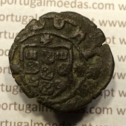 Ceitil Cobre de D. Afonso V (1438 -1481), Ceitil (1/6 Real Branco) Tipologia do catálogo F. Magro 6º Grupo - A5.6.2.2
