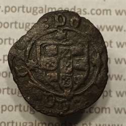 Ceitil Cobre de D. Afonso V (1438 -1481), Ceitil (1/6 Real Branco) Tipologia do catálogo F. Magro 6º Grupo - A5.6.2.3