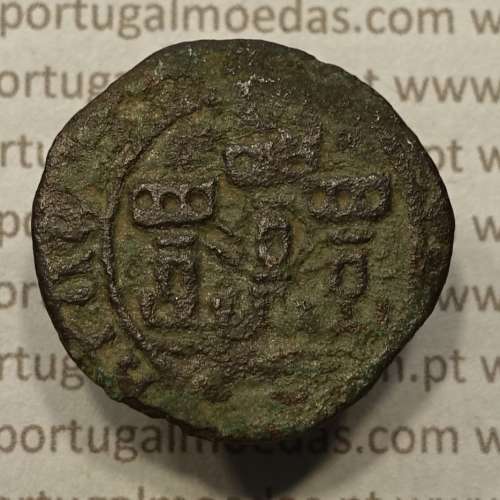 Ceitil Cobre de D. Afonso V (1438 -1481), Ceitil (1/6 Real Branco) Tipologia do catálogo F. Magro 6º Grupo - Não Catalogada