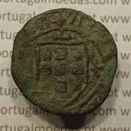 Ceitil Cobre de D. Afonso V (1438 -1481), Ceitil (1/6 Real Branco) Tipologia do catálogo F. Magro 6º Grupo - Não Catalogada