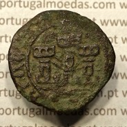 Ceitil Cobre de D. Afonso V (1438 -1481), Ceitil (1/6 Real Branco) Tipologia do catálogo F. Magro 6º Grupo - Não Catalogada