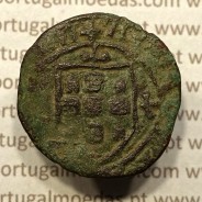 Ceitil Cobre de D. Afonso V (1438 -1481), Ceitil (1/6 Real Branco) Tipologia do catálogo F. Magro 6º Grupo - Não Catalogada
