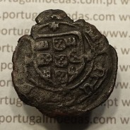 Ceitil Cobre de D. Afonso V (1438 -1481), Ceitil (1/6 Real Branco) Tipologia do catálogo F. Magro 6º Grupo - A5.6.1.8