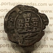 Ceitil Cobre de D. Afonso V (1438 -1481), Ceitil (1/6 Real Branco) Tipologia do catálogo F. Magro 6º Grupo - A5.6.1.8