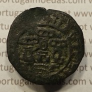 Ceitil Cobre de D. Afonso V (1438 -1481), Ceitil (1/6 Real Branco) Tipologia do catálogo F. Magro 6º Grupo - A5.6.4.12
