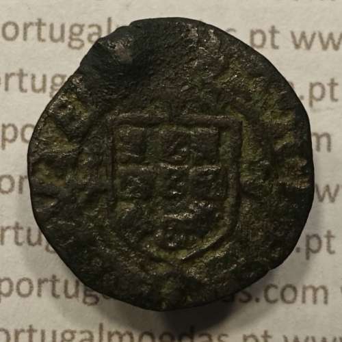 Ceitil Cobre de D. Afonso V (1438 -1481), Ceitil (1/6 Real Branco) Tipologia do catálogo F. Magro 6º Grupo - A5.6.4.12