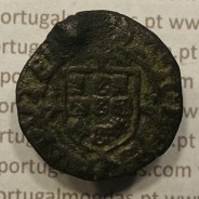 Ceitil Cobre de D. Afonso V (1438 -1481), Ceitil (1/6 Real Branco) Tipologia do catálogo F. Magro 6º Grupo - A5.6.4.12