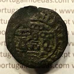 Ceitil Cobre de D. Afonso V (1438 -1481), Ceitil (1/6 Real Branco) Tipologia do catálogo F. Magro 6º Grupo - A5.6.4.12